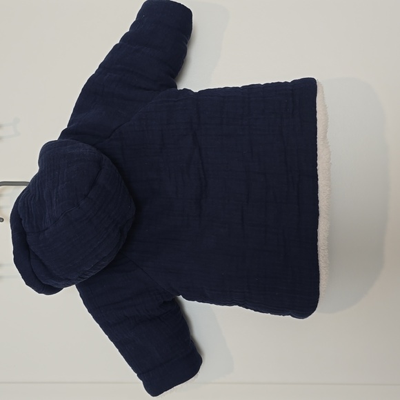 2 for $15! Baby boys sherpa lined winter jacket - Picture 2 of 3